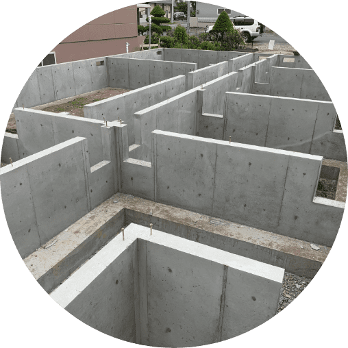 基礎一式工事の画像
